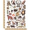 Tropical Rainforest Animals Temporary Tattoo Water Resistant Fake Body Art Set Collection
